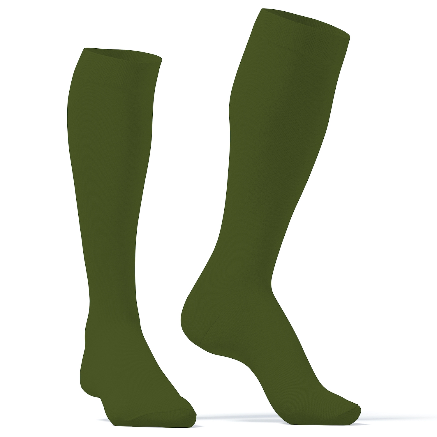 Chaussettes Hautes COLORS SneakXX Vert Kaki