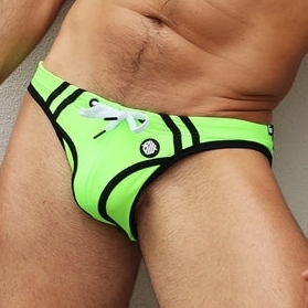 Slip de bain Expose Swim Vert neon