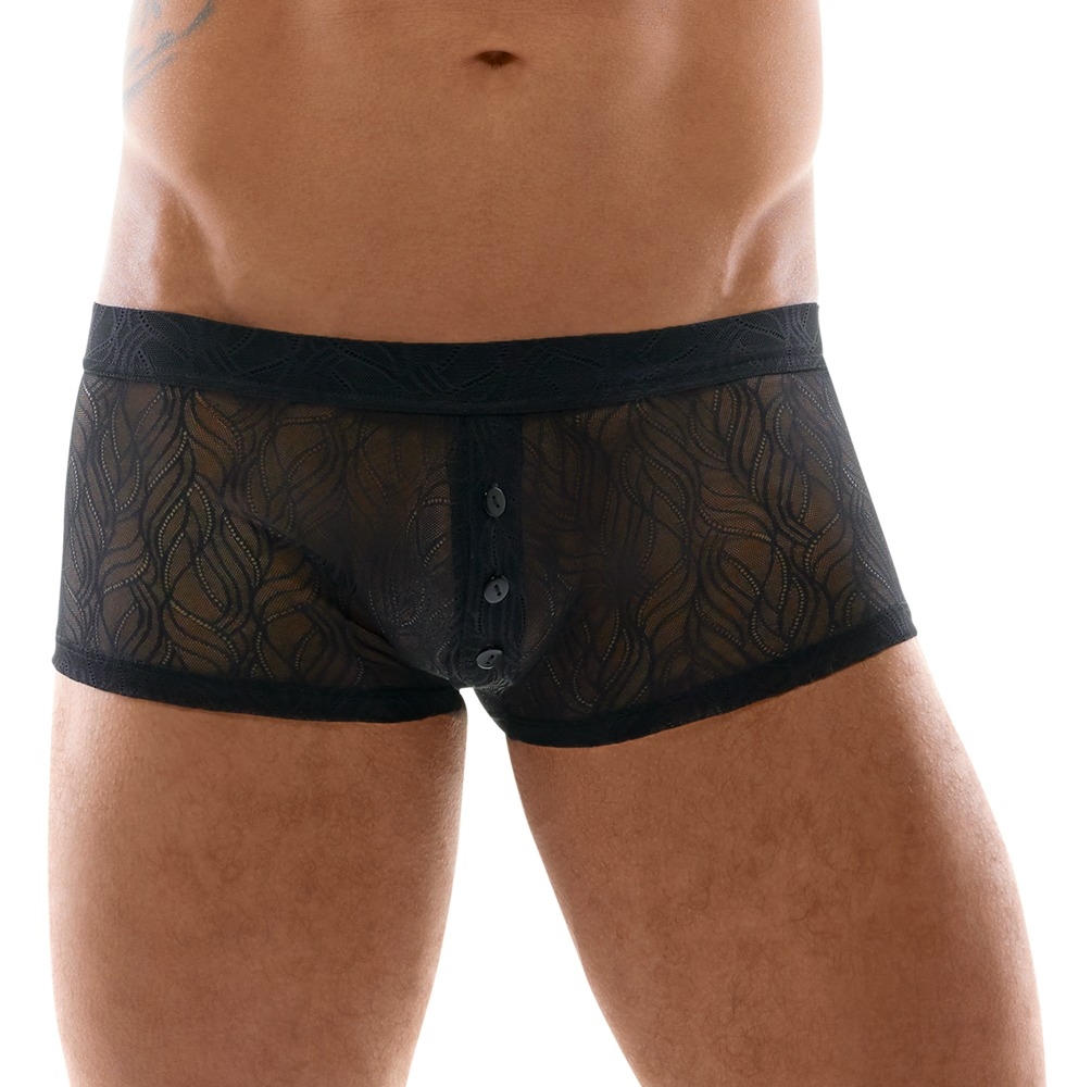 Boxer avec boutons Tunio Noir