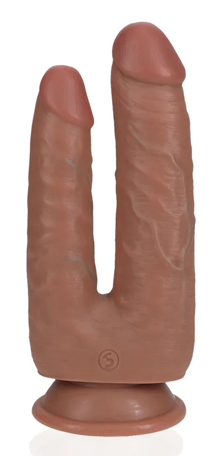 Double Gode Double Trouble 15 x 4.5cm Marron