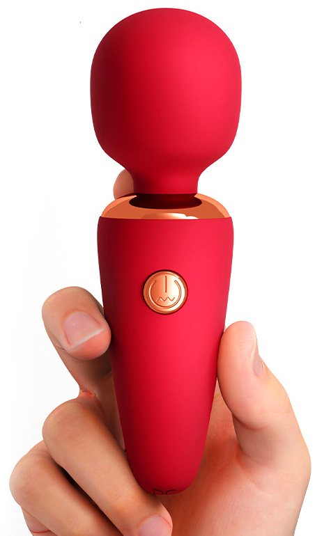 Mini Wand Creamy Vibes 10 cm Tête 30 mm Rouge