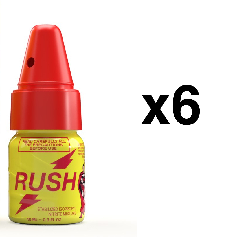 RUSH 10ml Bouchon Diffuseur x6