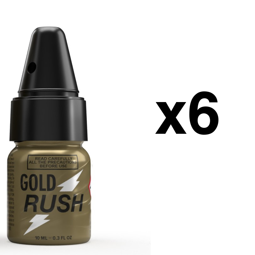 GOLD RUSH 10ml Bouchon Diffuseur x6