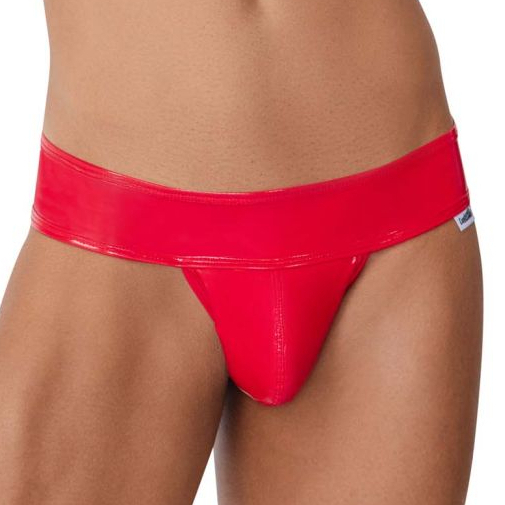String Effet Mouillé Venilia Rouge