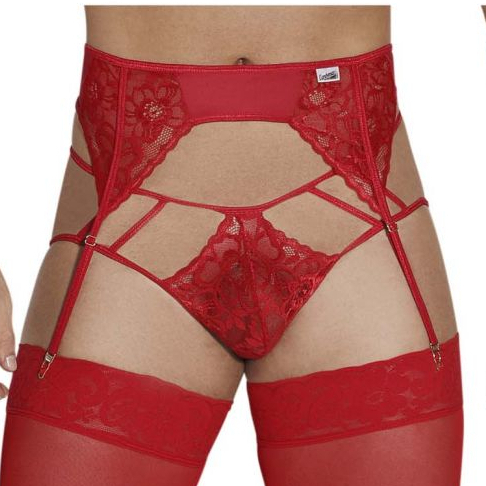Porte-Jarretelles Jockstrap Pinga Rouge