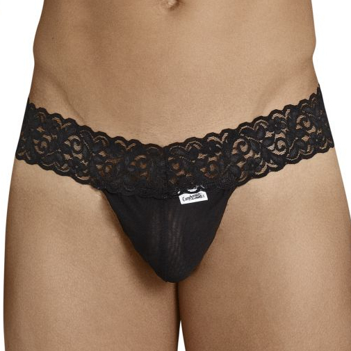 String Dentelle Macog Noir