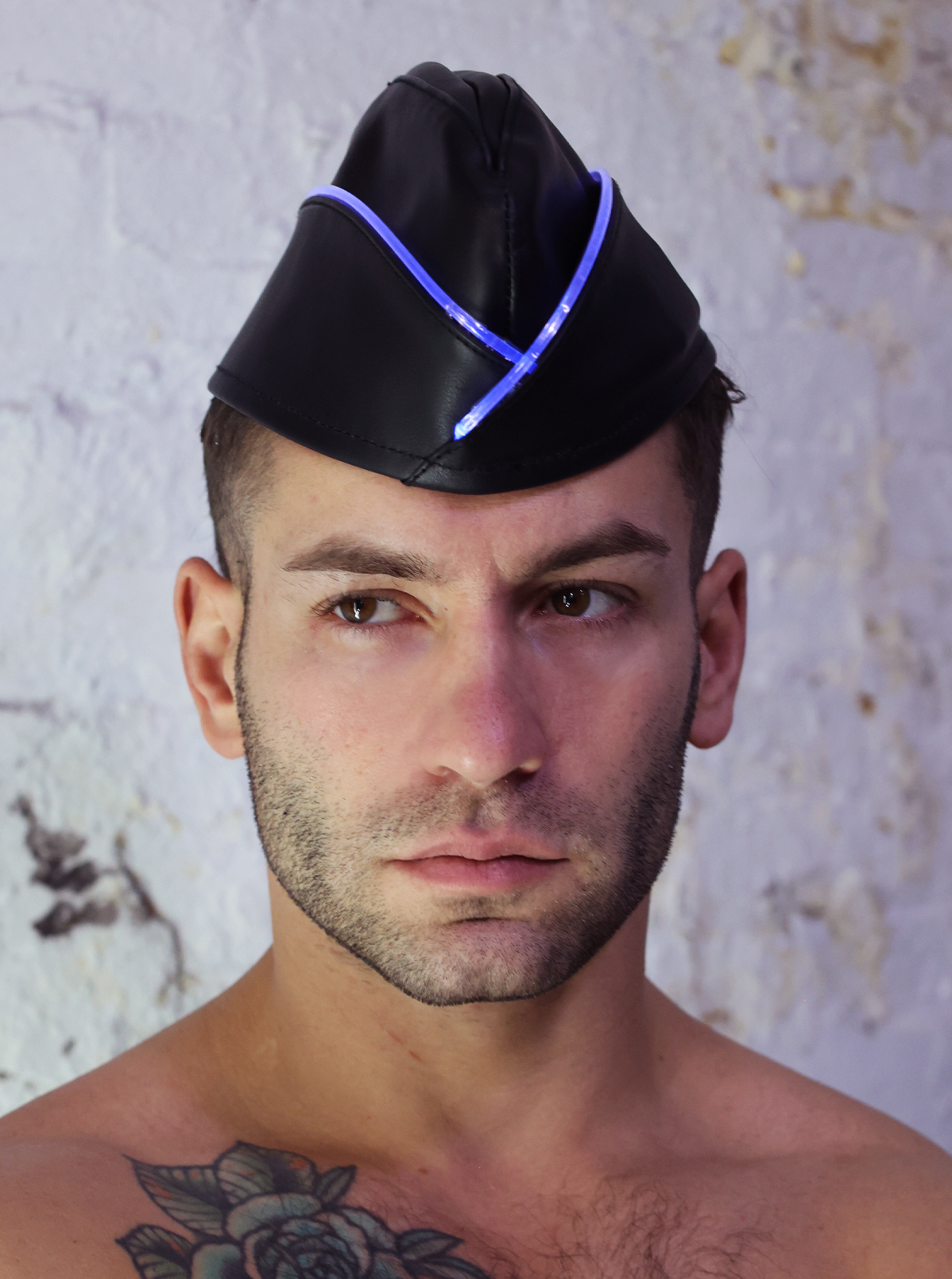 Képi lumineux Garrison Led Bleu