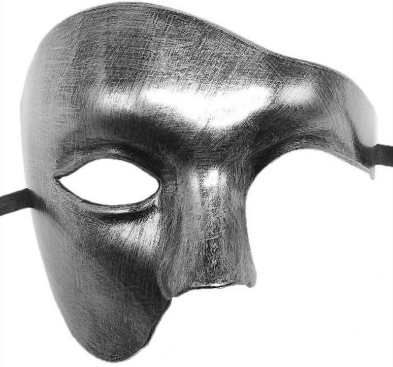 Masque Milo Argenté