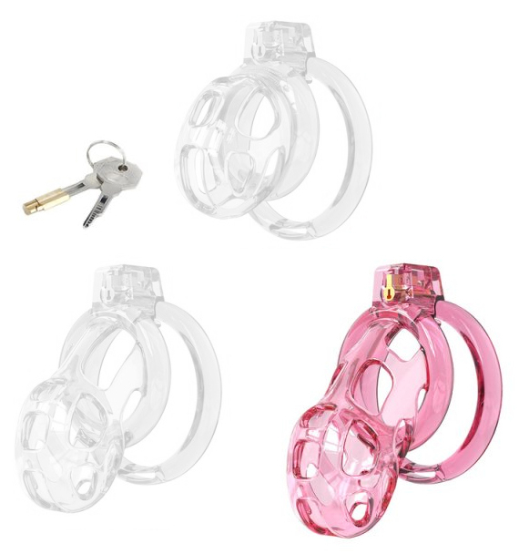 Cage de Chasteté Lock Cobra L 8.5 x 4cm Rose