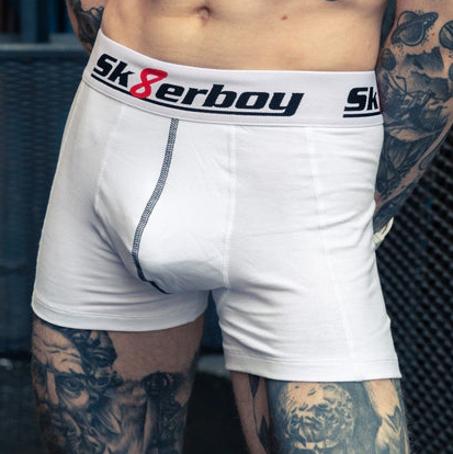 Boxer long Sk8erboy Blanc