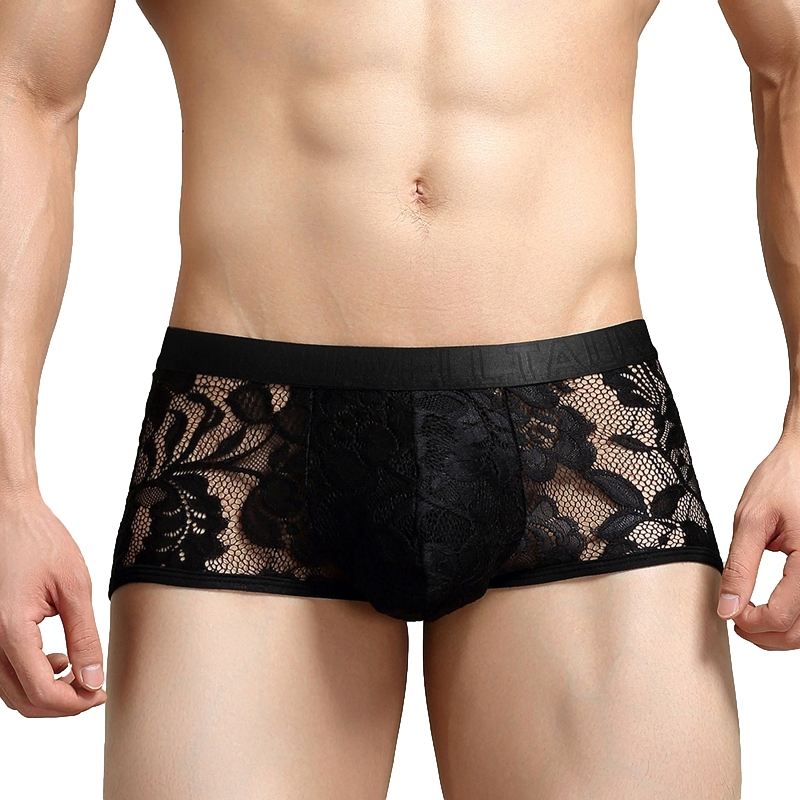 Boxer Dentelle Tauwell Noir