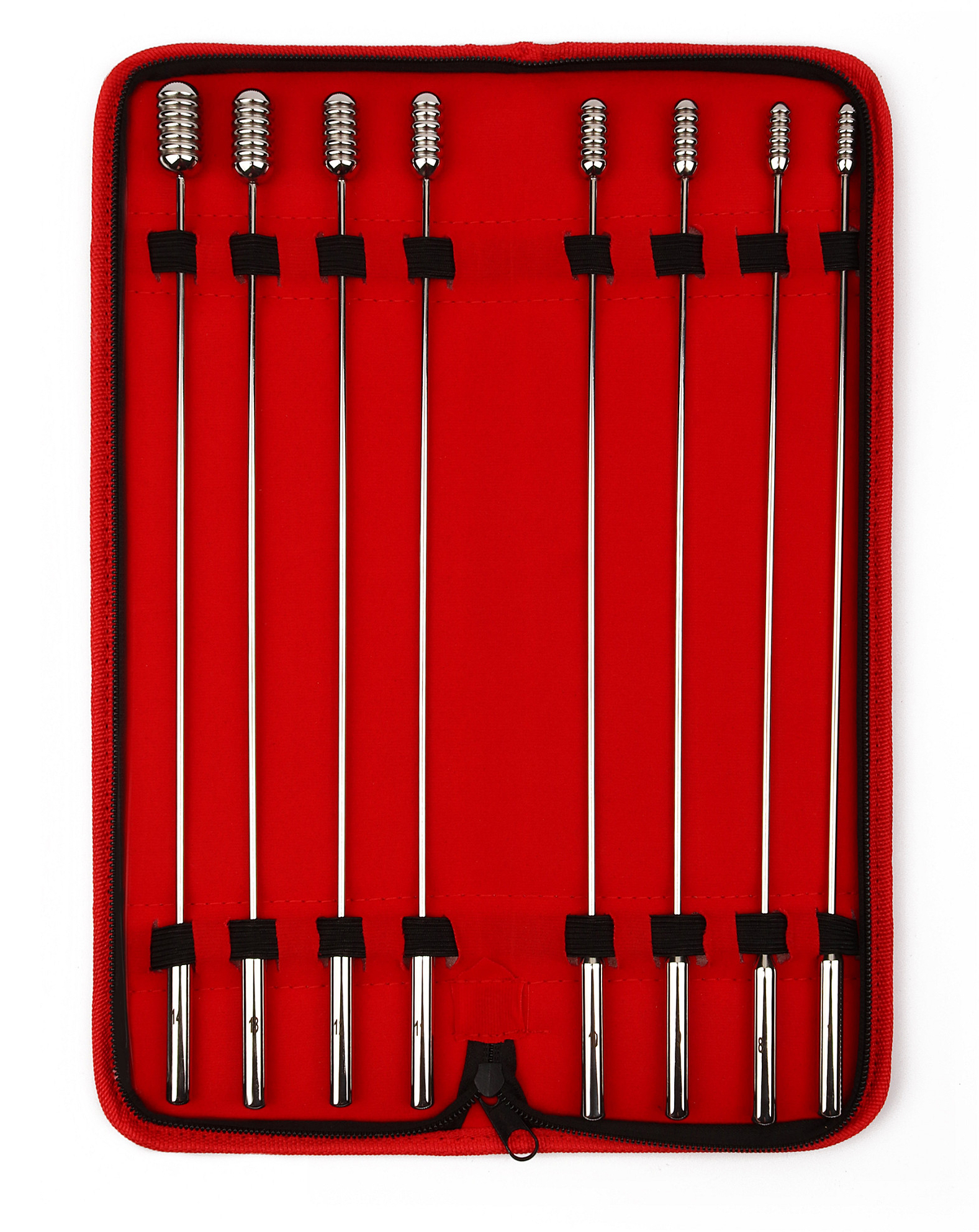Pack 8 Tiges d'urètre Popund Bud 25 cm - Diamètres 7 à 14mm