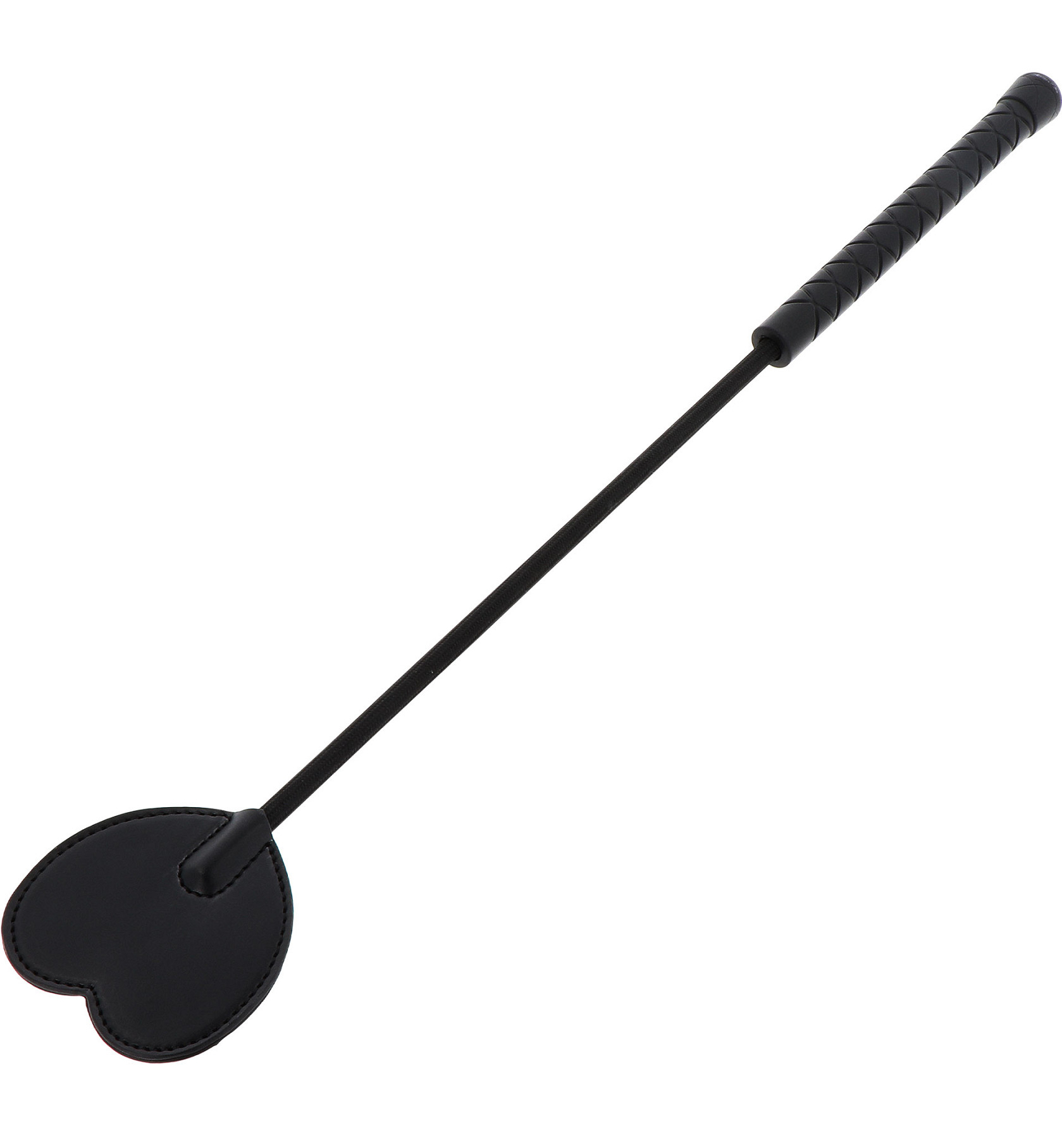 Cravache Black Heart 44cm Noir
