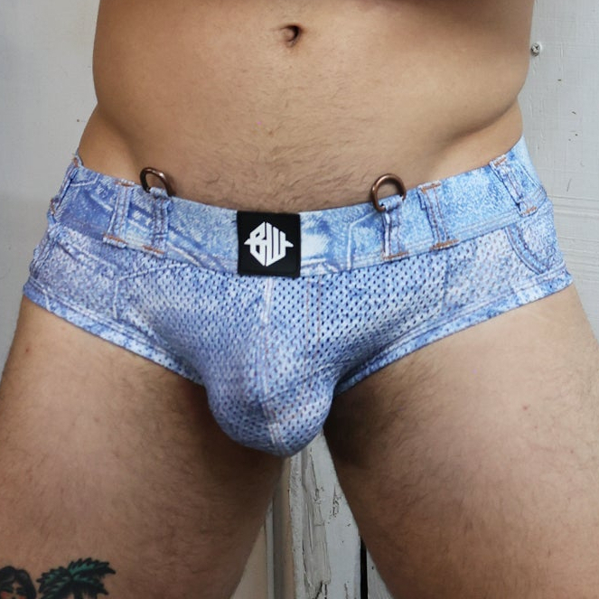 Slip Jock Stonewall Wahs Denim clair