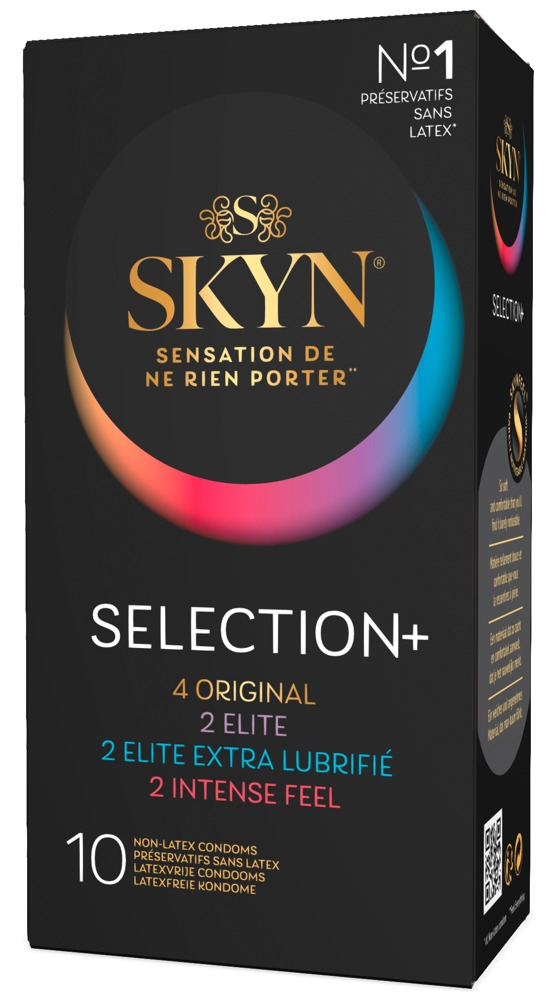 Pack Préservatifs Sans Latex Skyn Selection 53mm x10