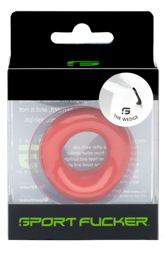 Wedge Cockring Rouge