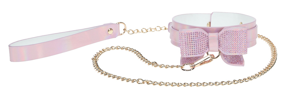Collier-Laisse Paris Rose