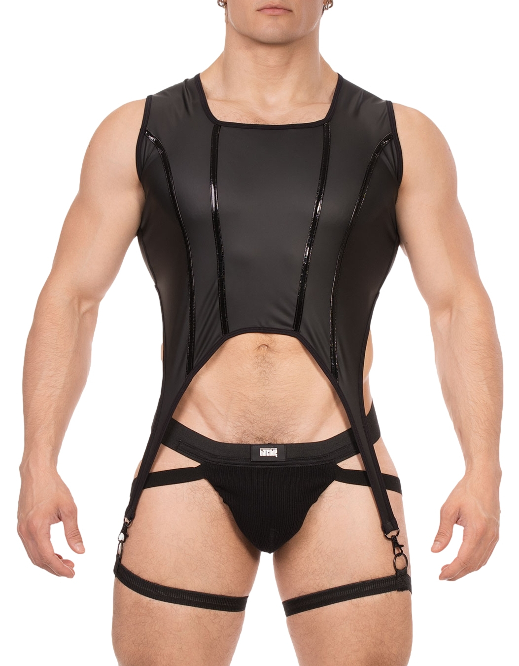 Bustier Porte-Jarretelles Milos Noir