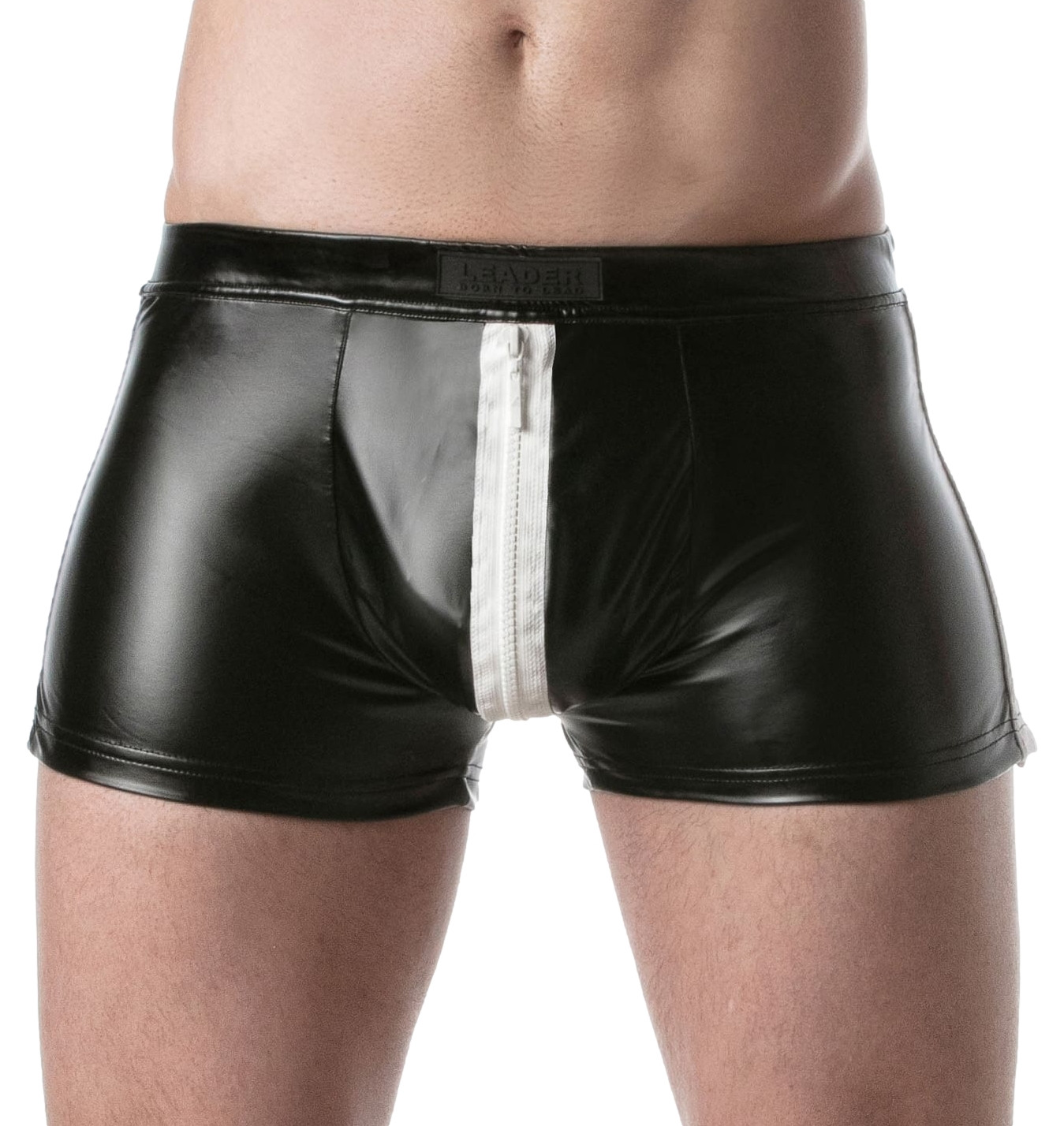 Short avec zip BRUT Noir-Blanc