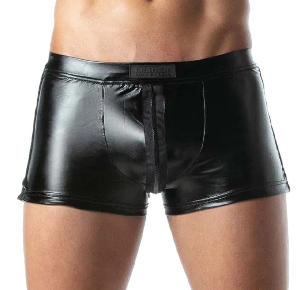 Short avec Zip Brut Noir