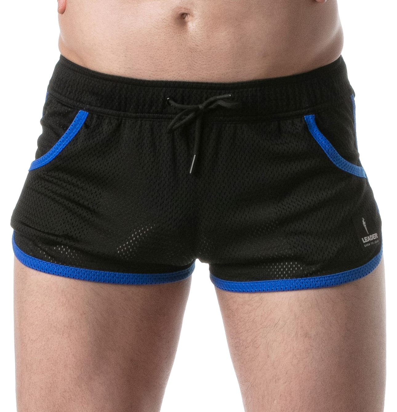 Short en mesh LOADED Noir-Bleu