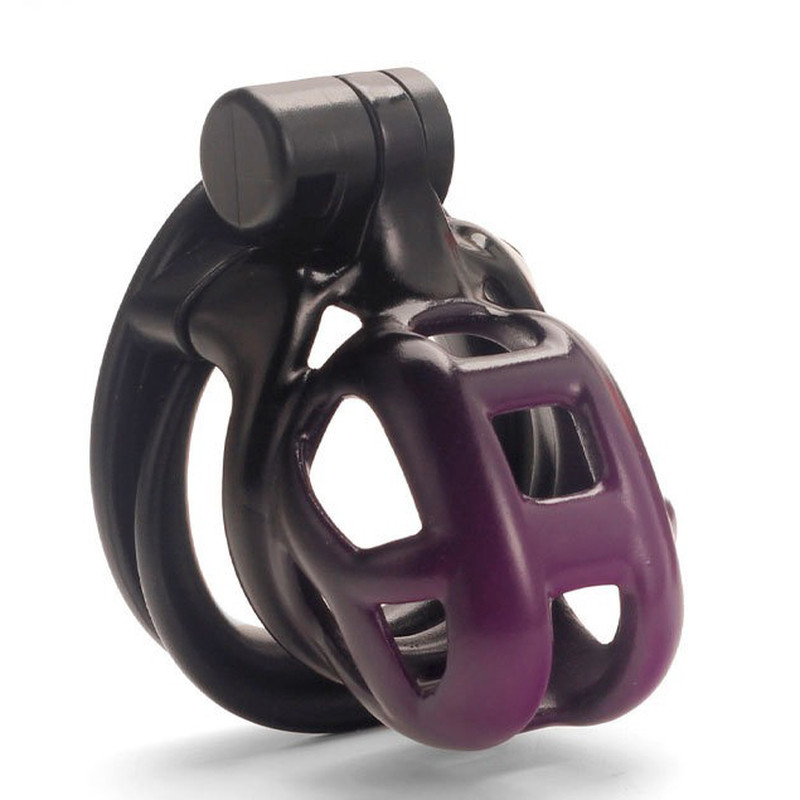 Cage Purplock 7 x 3.7cm Noir-Violet