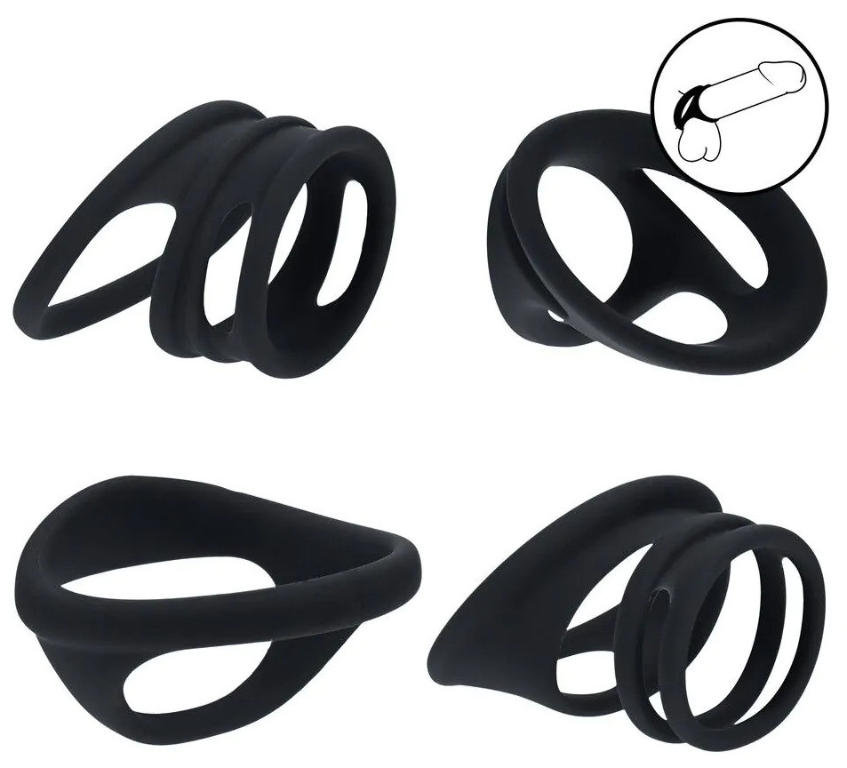 Lot de 4 Ballstretchers Morphup Noirs