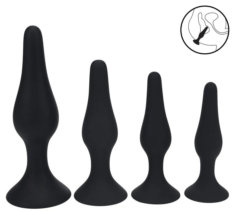 Kit de 4 Plugs Slim Noirs
