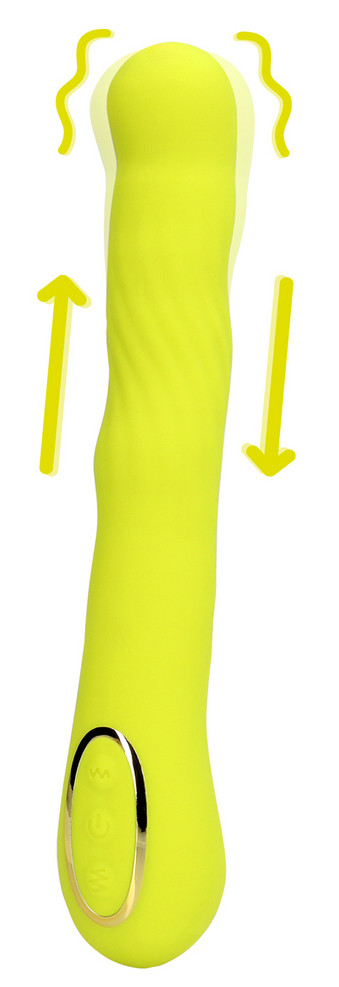Stimulateur Wiggle G-Spot 17 x 3.5cm Jaune