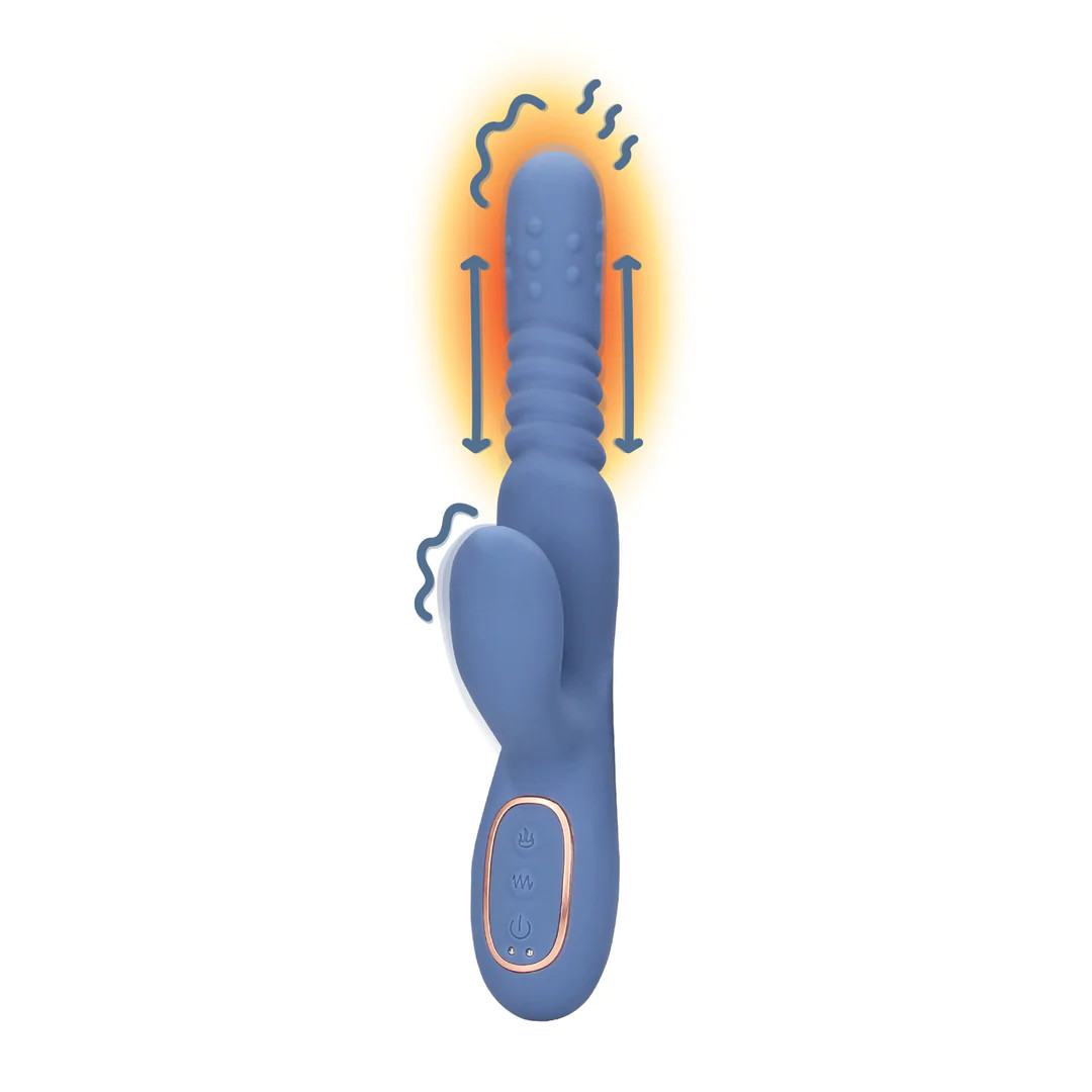 Vibro rabbit Blue nova 14 x 3.3cm