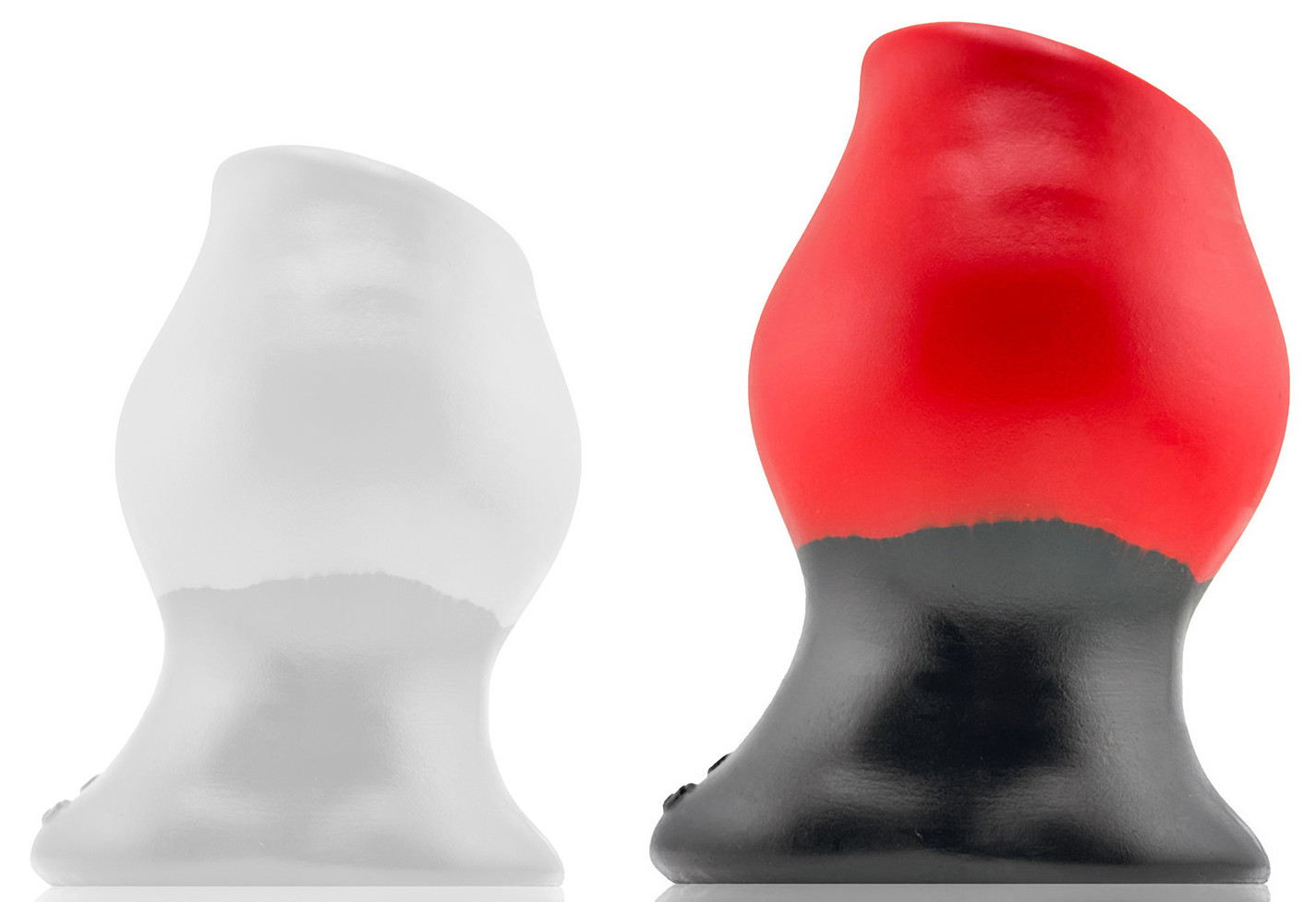 Plug Tunnel Colossus Pighole XXXXL Noir-Rouge 17 x 13.5cm