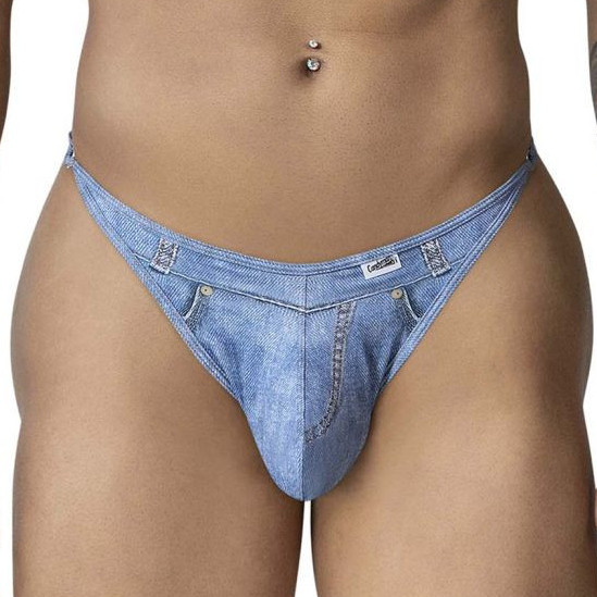 String Cowboy Denim Bleu