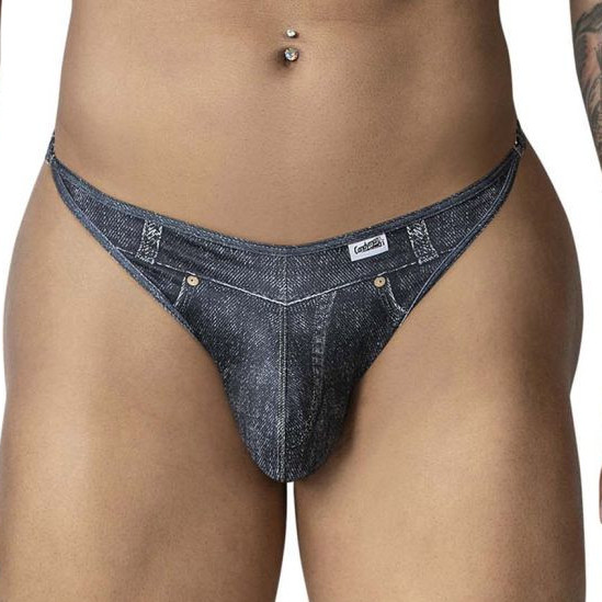 String Cowboy Denim Noir