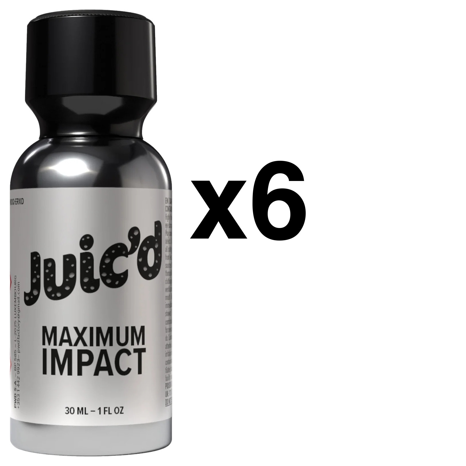 Juic'd Maximum Impact 30ml x6