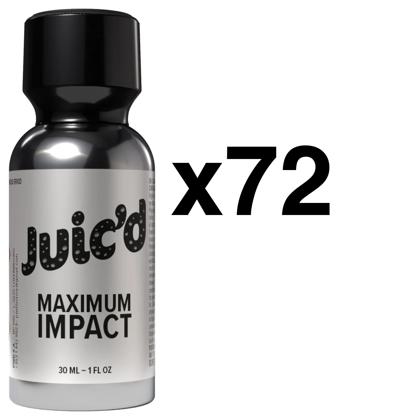 Juic'd Maximum Impact 30ml x72