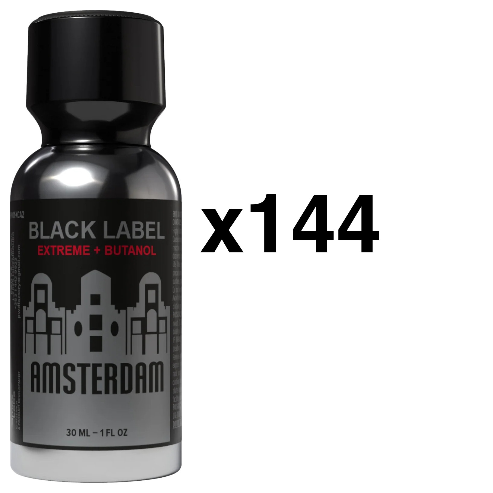 Amsterdam Black Label Extreme 30ml x144