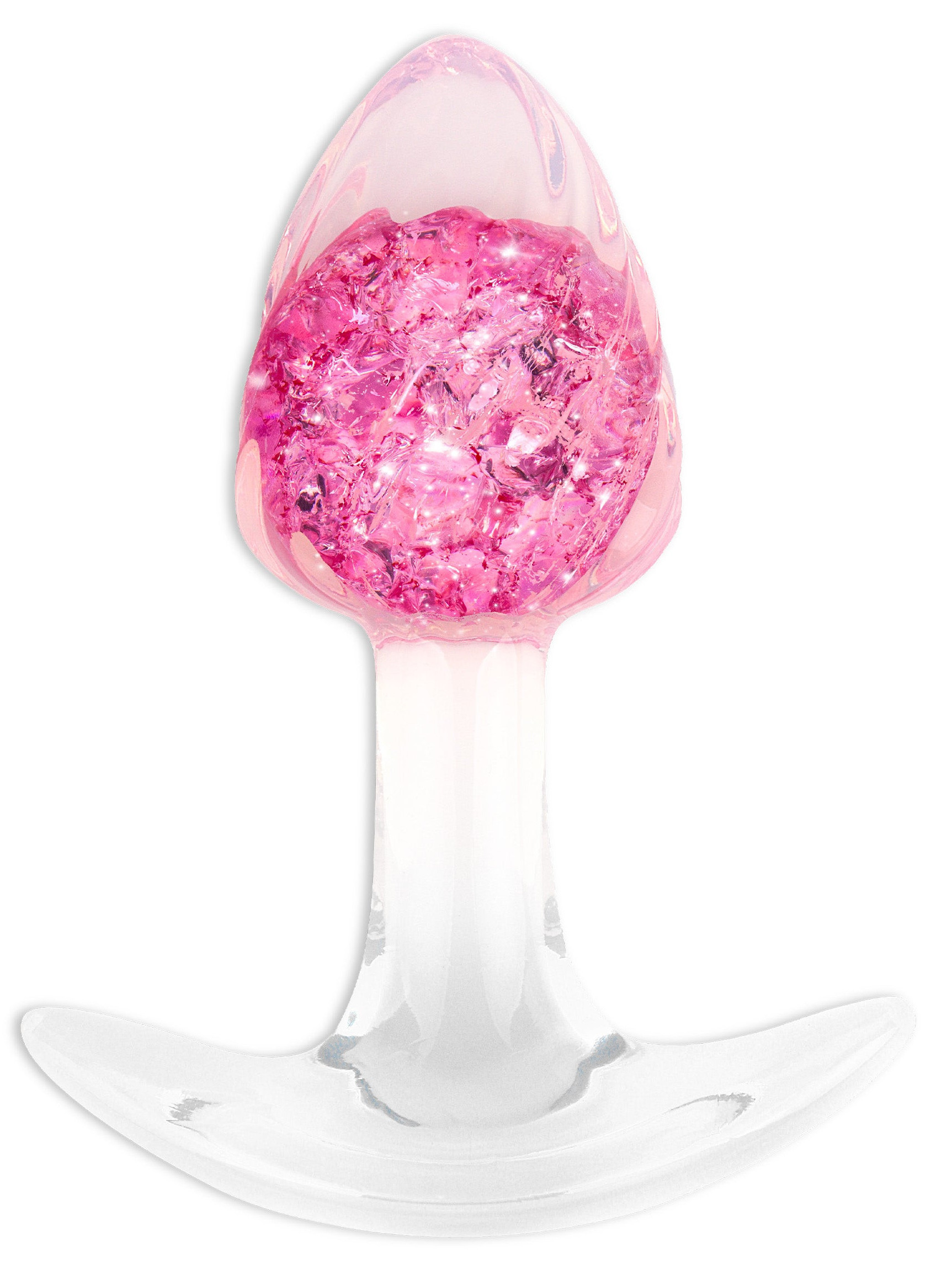 Plug transparent Crystalbutt S 7 x 3.1cm