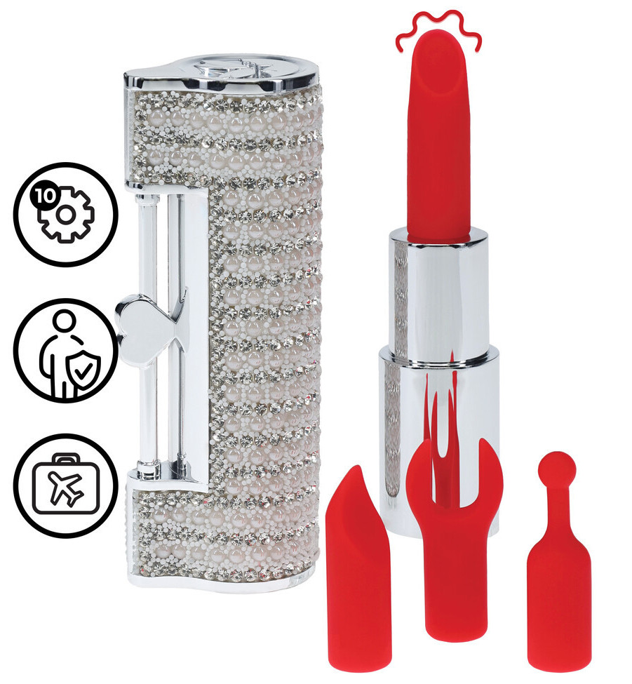 Mini Vibro 4 embouts Angel Argent