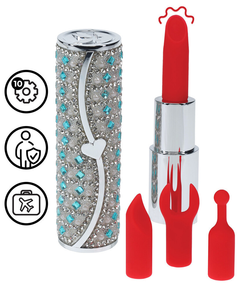 Mini Vibro 4 embouts Tiffany Bleu