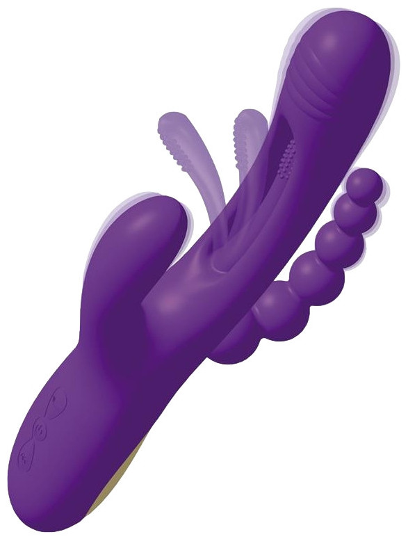Vibro rabbit chapelet anal Triya 14 x 3.6cm