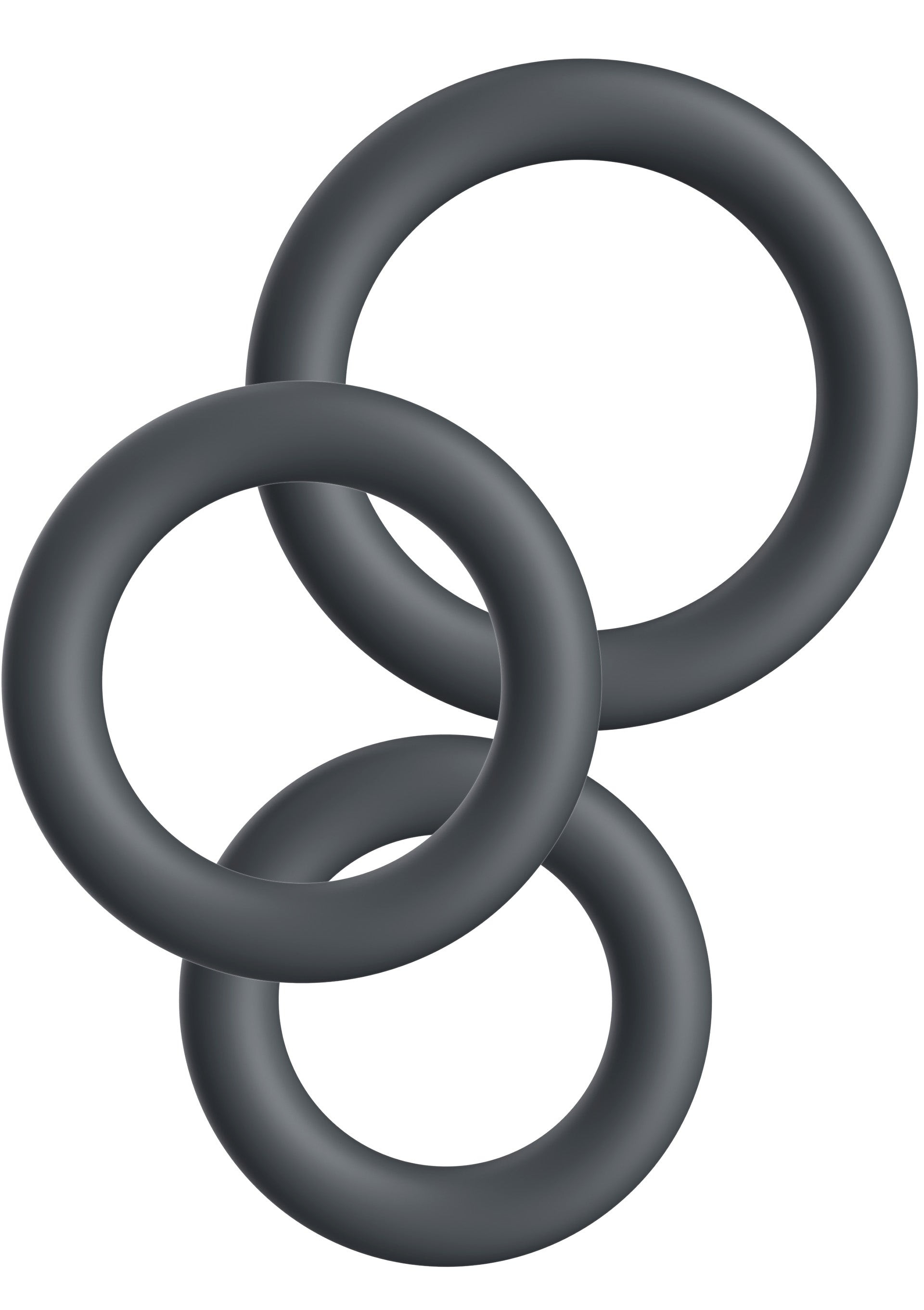 Lot de 3 Cockrings Plizplay 35-45mm