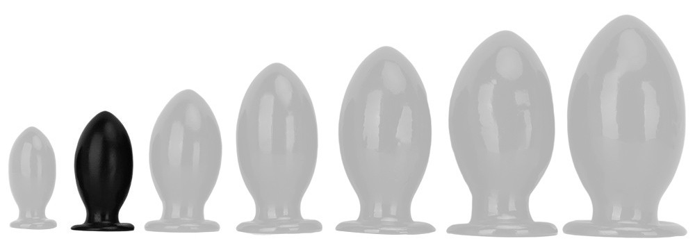 Plug anal RUGBY EGG M 8.5 x 4.5cm