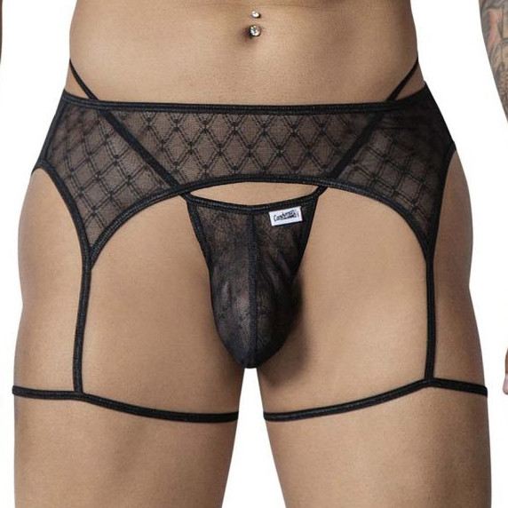 String Porte-jarretelles Geolix Noir