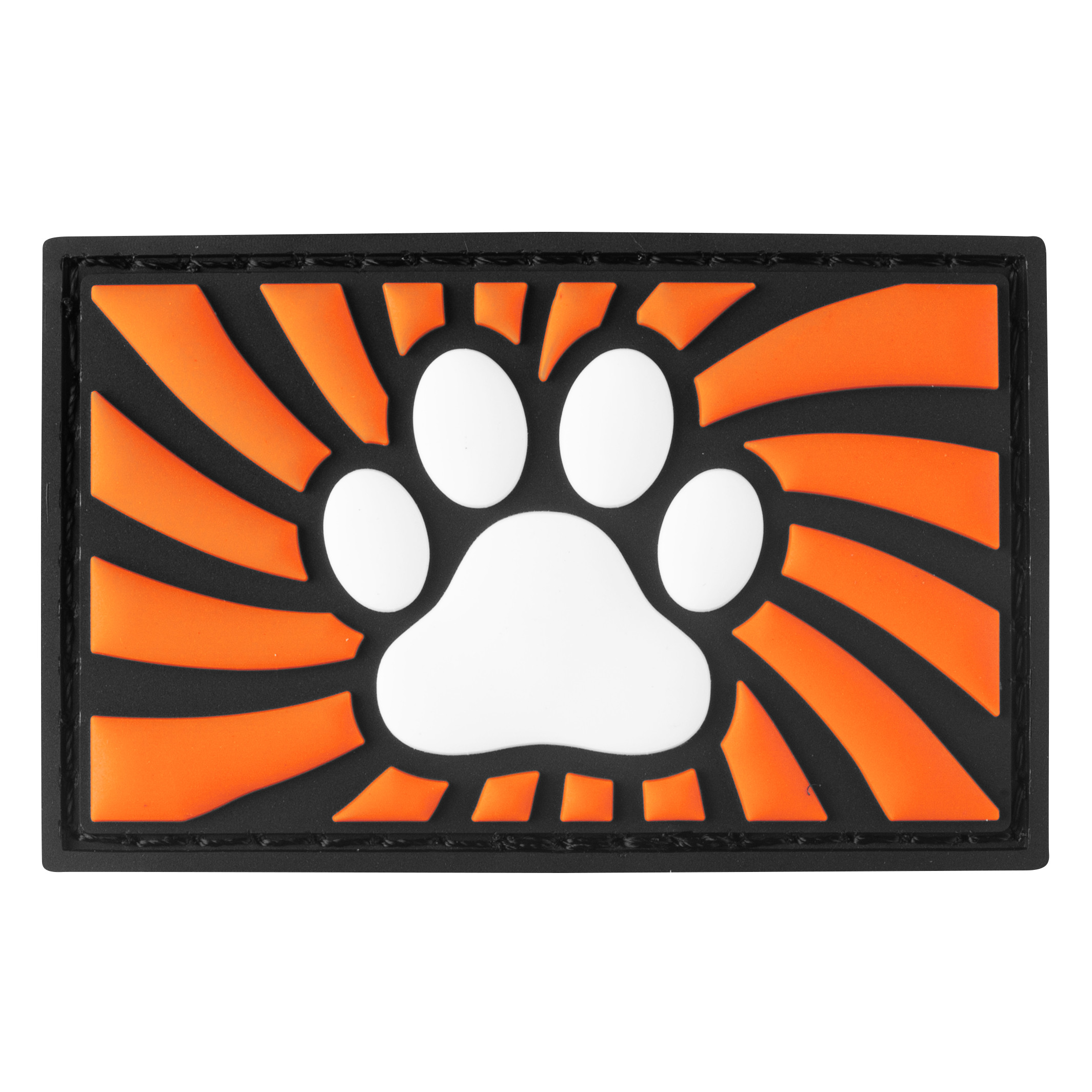 Tag Paw avec scratch Orange