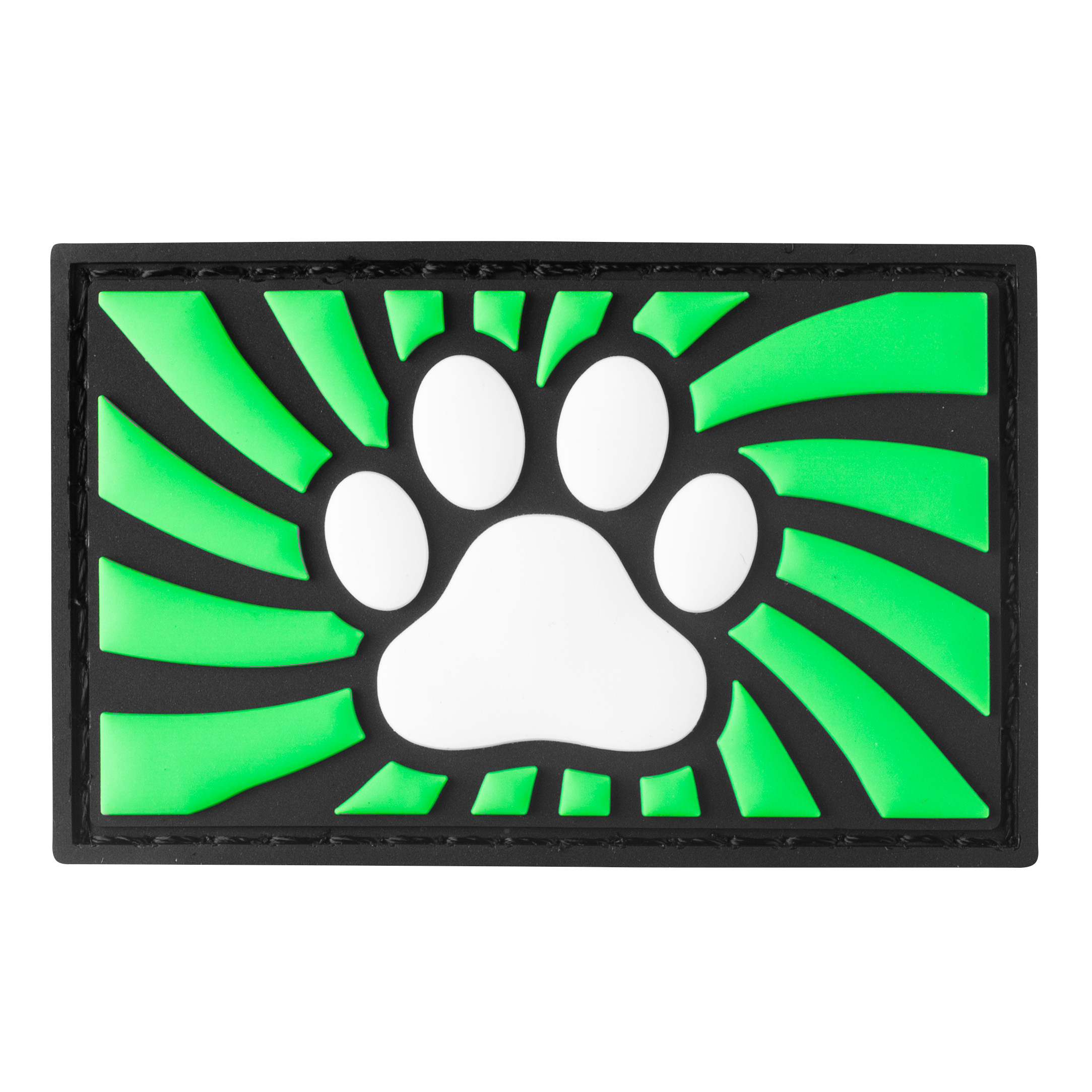 Tag Paw avec scratch Vert