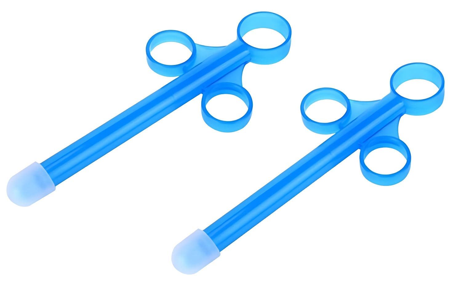 Lot de 2 Pipettes à lubrifiant Shoot perfect 10ml Bleu Insertion 10 x 1.5cm