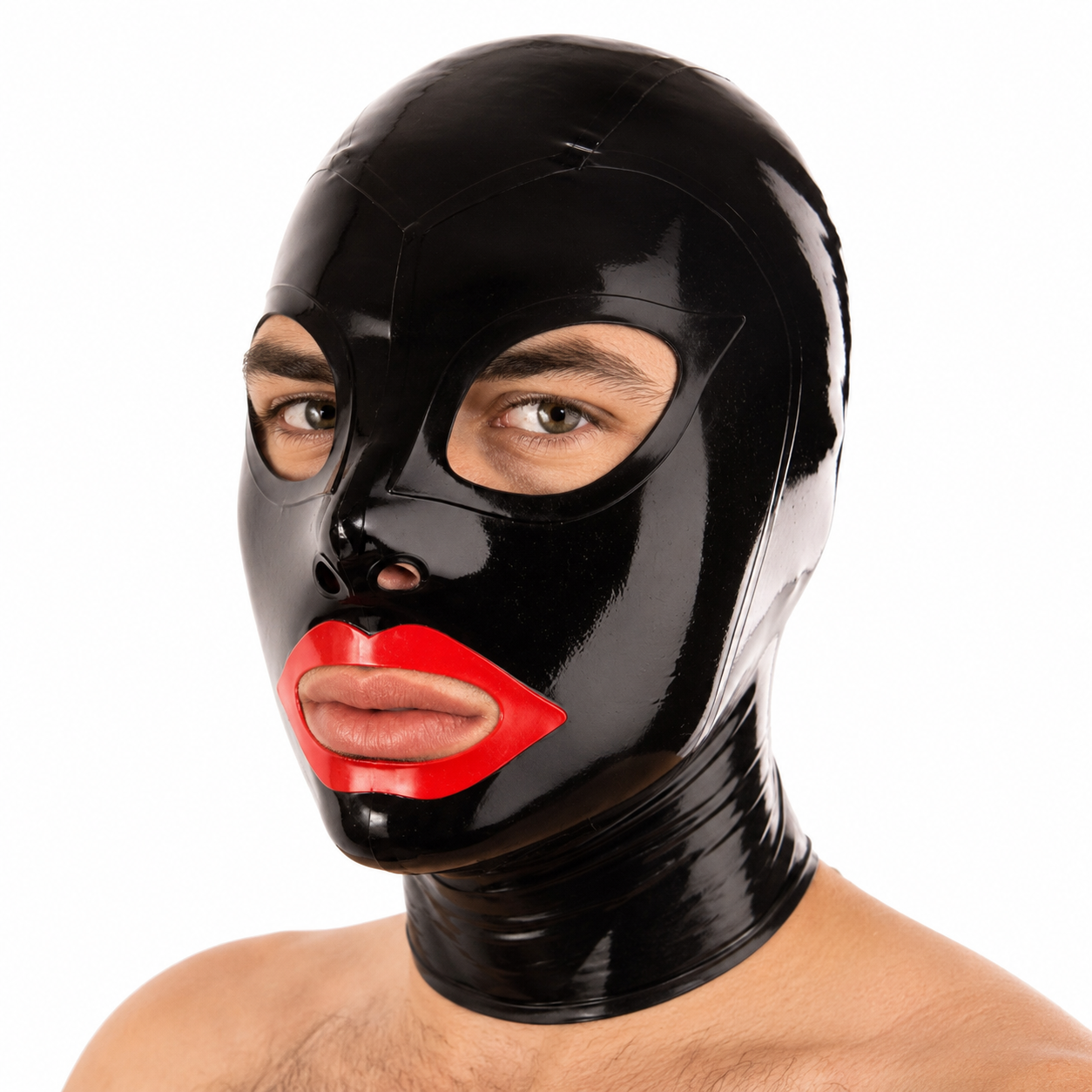 Cagoule en latex Redmouth