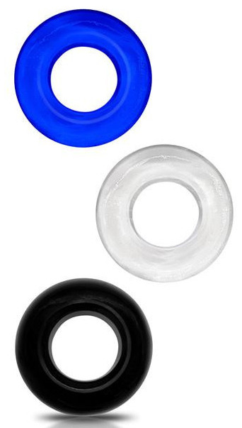 Lot de 3 Mini Cockrings étirables Dondick 16mm