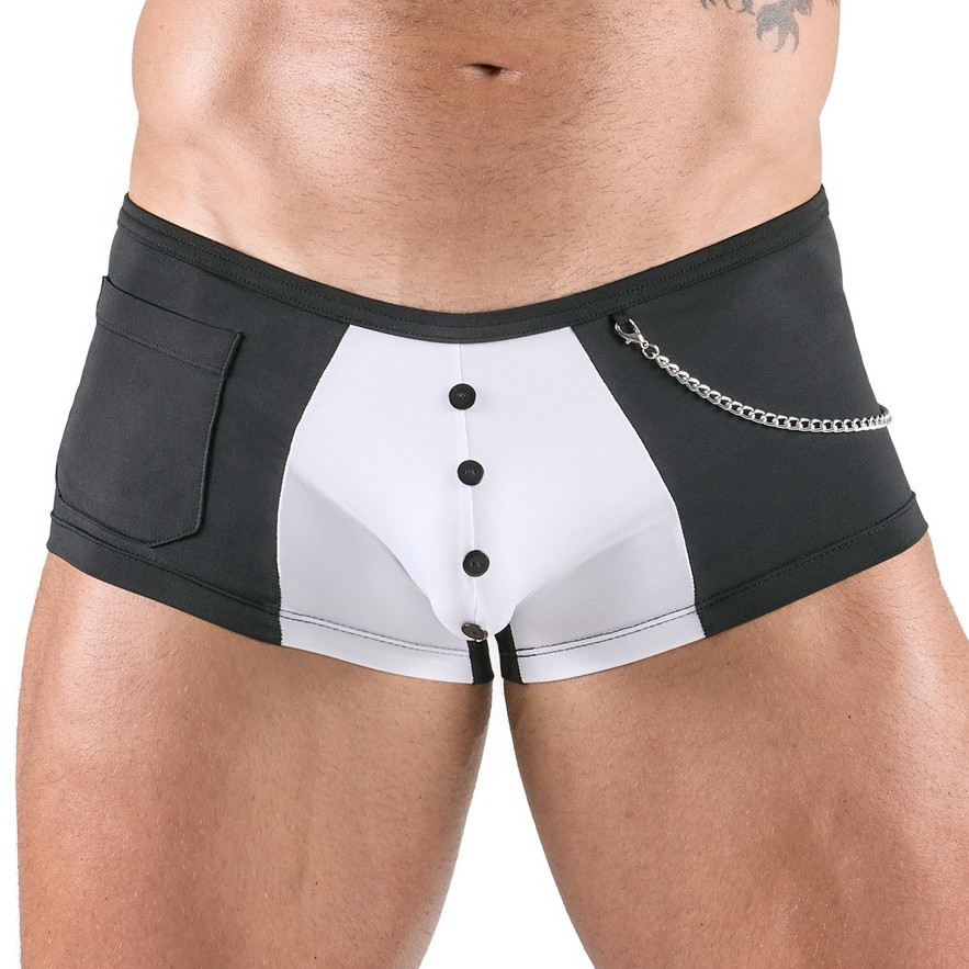 Boxer sexy Nestor Noir-Blanc