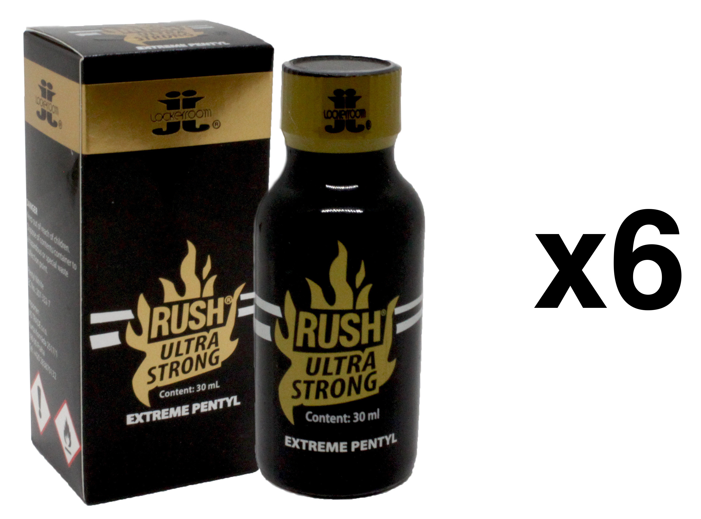 Rush Ultra Strong Extreme Pentyl 30ml x6